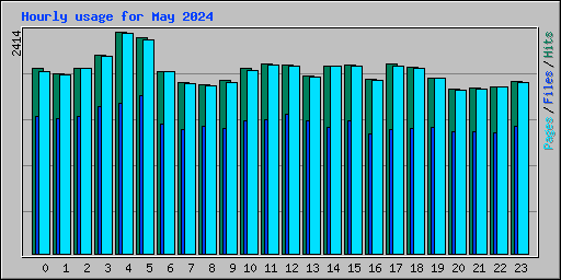 Hourly usage for May 2024